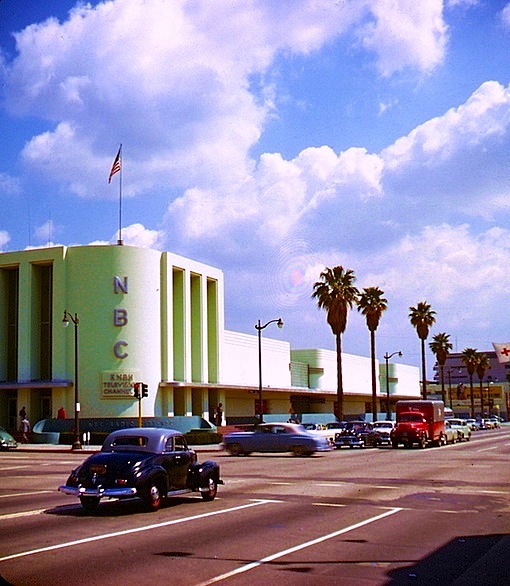 A Collection Of Photos Of The NBC Radio And Television Studios On The ...