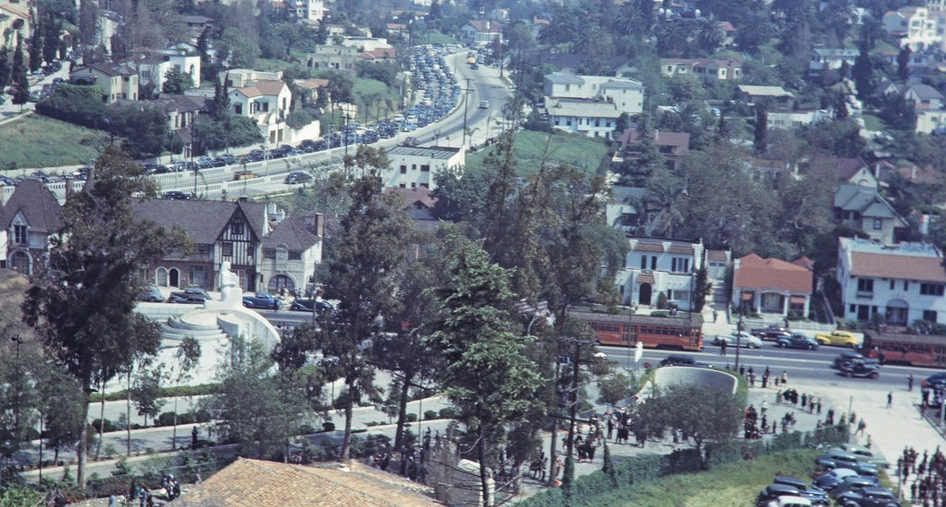 French Village opposite Hollywood Bowl