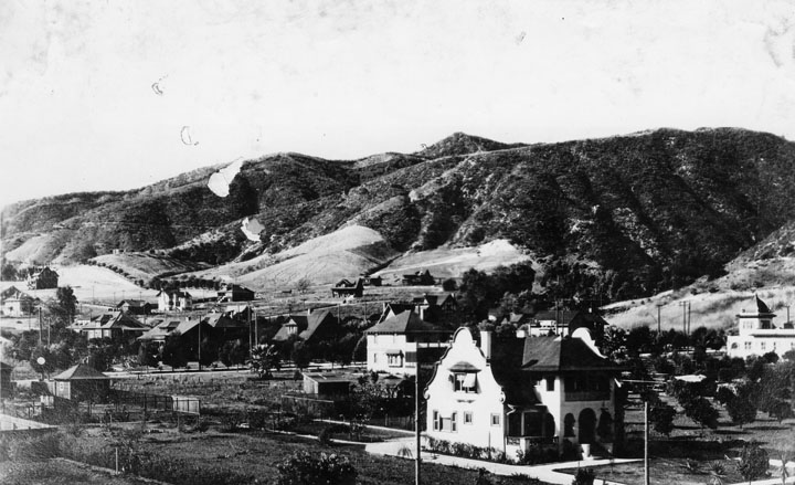 The town of Hollywood, California, 1910 |