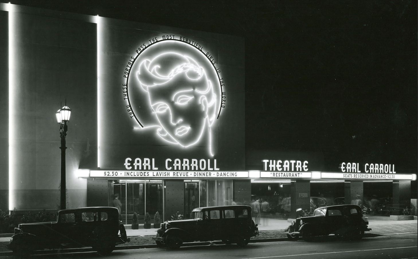 Earl Carroll Theatre, 6230 Sunset Blvd, Hollywood, 1939