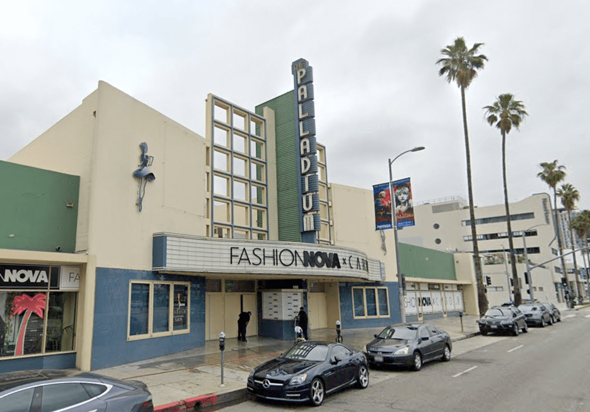 The Hollywood Palladium At Night, 6215 Sunset Blvd, Los Angeles, 1946