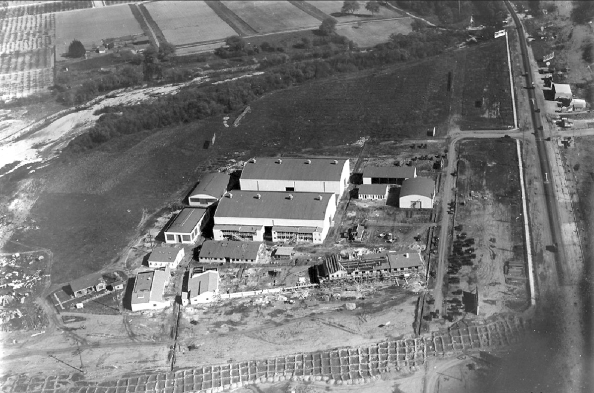 Aerial Photograph Of Mack Sennett Studios, Studio City, Los Angeles ...