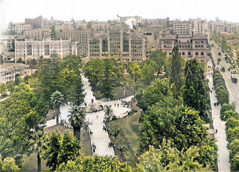 A Pre-1918 View Of L.A.’s Central Park Before It Was Renamed “Pershing ...