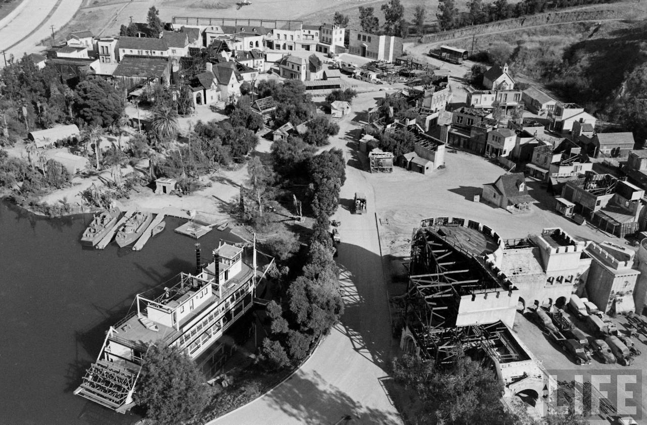 Aerial Photograph Of Universal Studios Backlot, Universal City ...